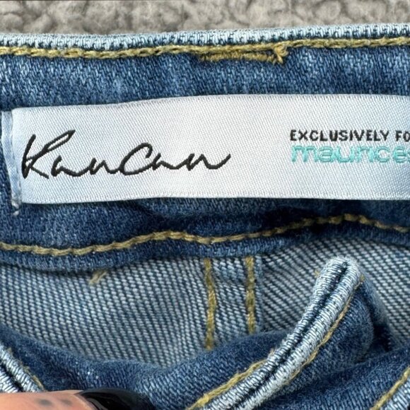 KanCan High-Waisted Distressed Skinny Jeans With Button Fly Size 24 - Picture 6 of 11